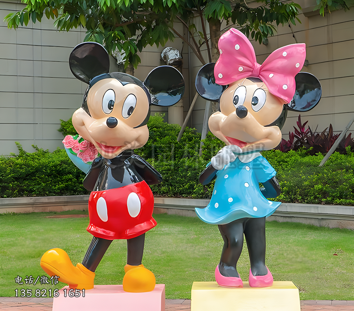 卡通動(dòng)漫米老鼠雕塑