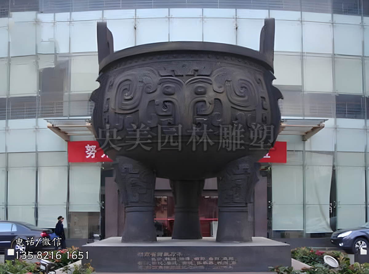 銅鼎景觀雕塑