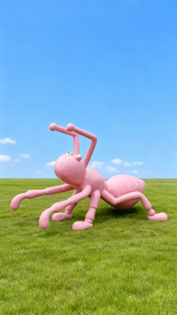 玻璃鋼螞蟻雕塑 (4)