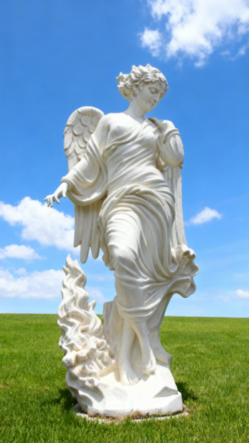 玻璃鋼天使雕塑 (1)