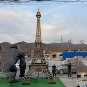 埃菲爾鐵塔 鐵藝玻璃鋼