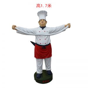 門面廚師（拉面）玻璃鋼