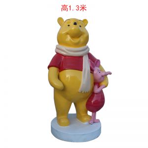 維尼熊玻璃鋼卡通動漫