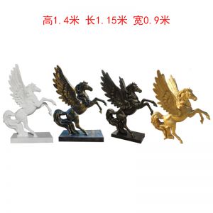 飛天立樁馬 玻璃鋼