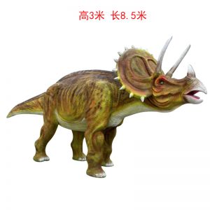 玻璃鋼三角龍仿真恐龍